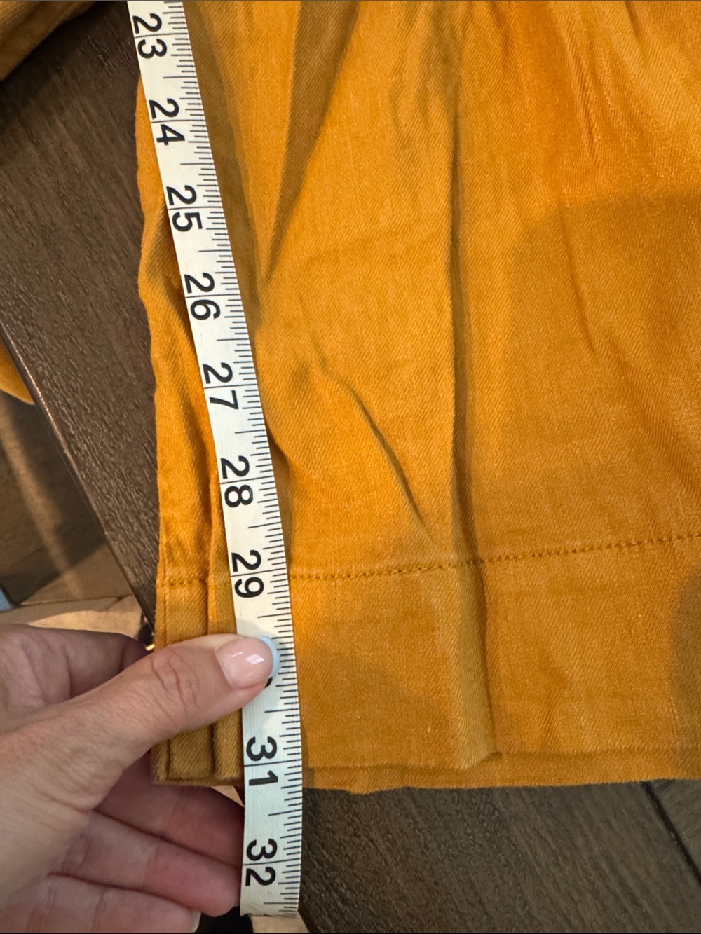 Anthropologie High-Waist Wide Leg Tie Belt Pants - Mustard Yellow - Picture 6 of 6